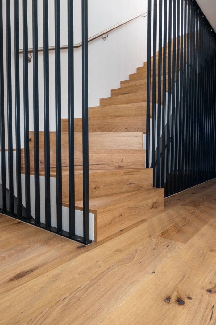 Huber Bodenbelaege Parkett Treppe EFH