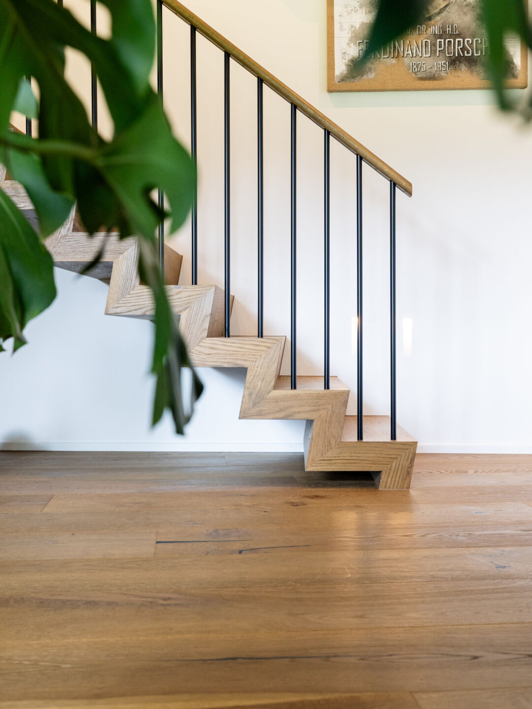 Parkett Treppe Eiche Landhausdiele