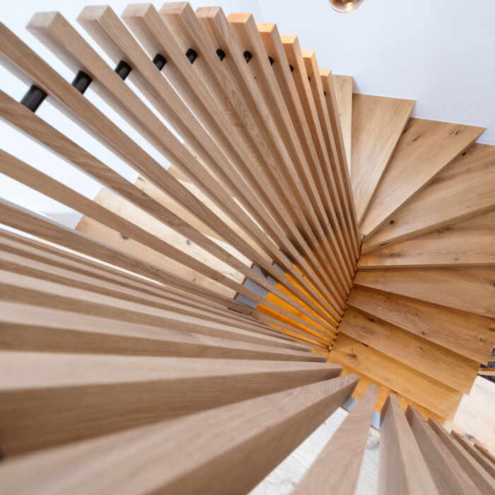 Parkett Treppe Eiche Landhausdiele